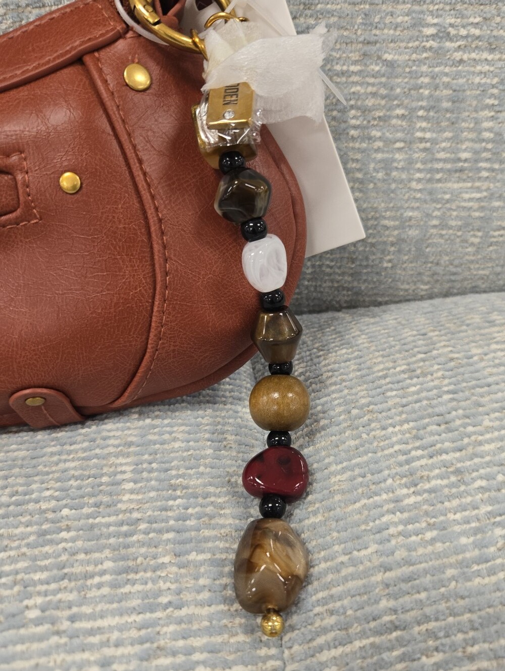 Steve Madden Rust Brown Shoulder Handbag - Picture 5 of 6